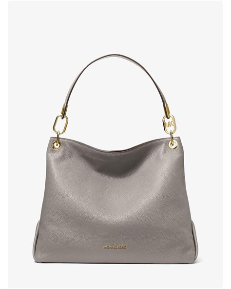 michael kors trisha large pebbled leather|Michael Kors trisha.